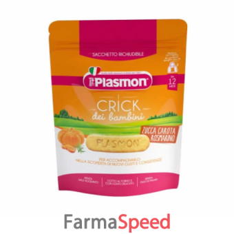 plasmon crick zucca carota e rosmarino 100 g