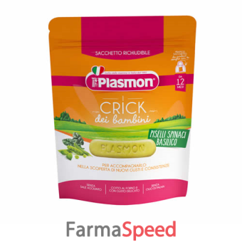 plasmon crick spinaci piselli e basilico 100 g