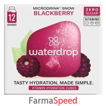 waterdrop microdrink mora 12 cubetti 2 g
