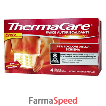 fascia autoriscaldante a calore terapeutico thermacare edizione limitata schiena 4 pezzi