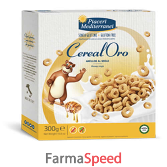 piaceri mediterranei cerealoro anellini al miele 300 g