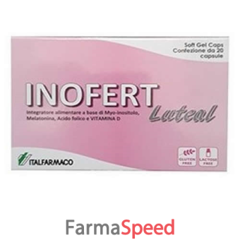 inofert luteal 20 capsule soft gel