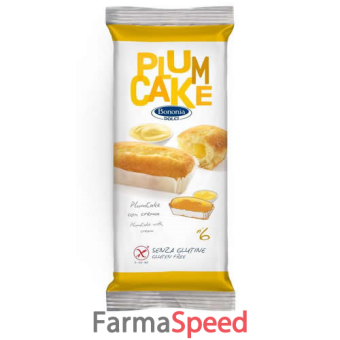 bononia plumcake crema senza glutine 6 x 45 g