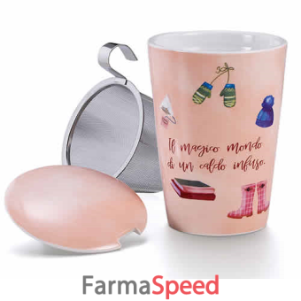 infusiera termos coccole d'inverno rosa 