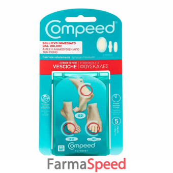 compeed cerotti per vesciche misto 5 pezzi