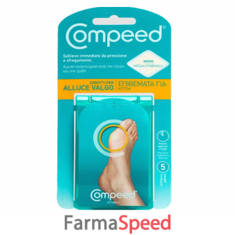 compeed cerotti per alluce valgo 5 pezzi