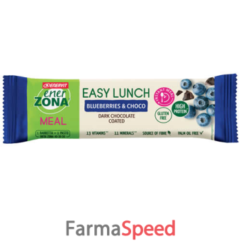 enerzona easy lunch blueberry & choco barretta 58 g