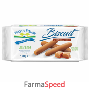 happy farm biscuit caramello 120 g