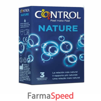 profilattico control new nature 2,0 3 pezzi