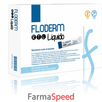 floderm rtl liquido 20 bustine 10 ml