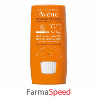 avene eau thermale stick large zone sensibili 50+ 8 g