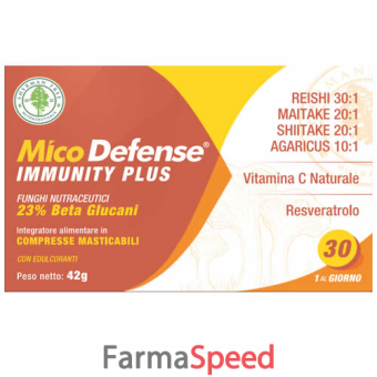 micodefense difese immunitarie 30 compresse masticabili