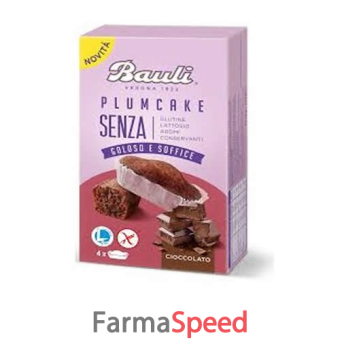 bauli plumcake senza al cioccolato 4 pezzi