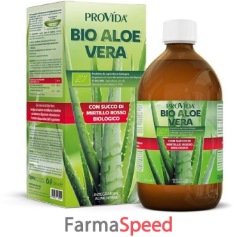 provida bio aloe vera con succo di mirtillo rosso biologico 500 ml