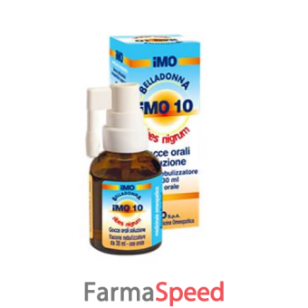 imo 10 - spray sublinguale soluzione 1 flacone nebulizzatore in vetro da 30 ml