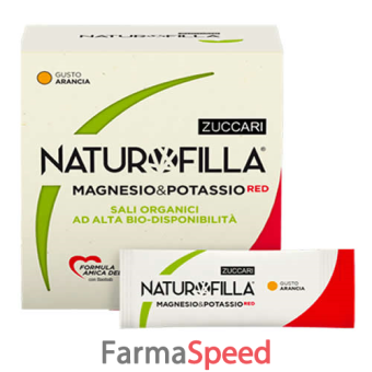 naturofilla magnesio & potassio red gusto arancia 14 stick pack