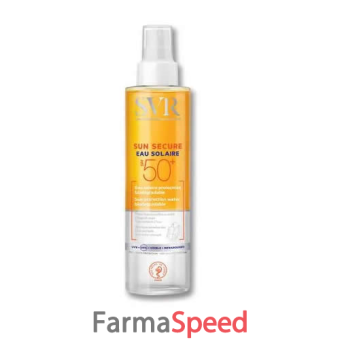 sun secure eau solaire spf50 200 ml