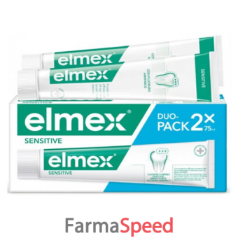 elmex sensitive dentifricio duopack 2x75 ml