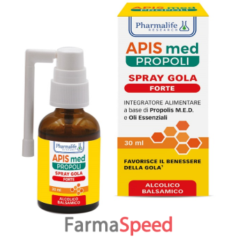apis med propoli spray gola forte 30 ml