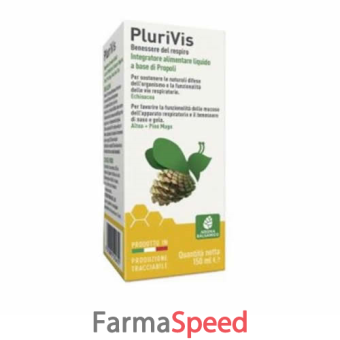 plurivis sciroppo di propoli per adulti balsamico 150 ml