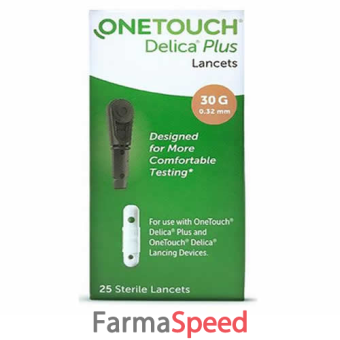 lancette pungidito onetouch delica plus 25 pezzi