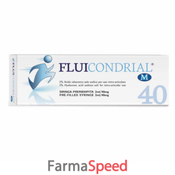 fluicondrial m siringa preriempita intra-articolare acido ialuronico 2ml/40mg