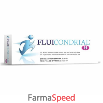 fluicondrial h siringa preriempita intra-articolare acido ialuronico 2ml/40mg