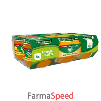 hero solo pesca albicocca mela 6 vasetti x 120 g
