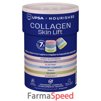 upsa x nourished collagen skin lift 30 gummies