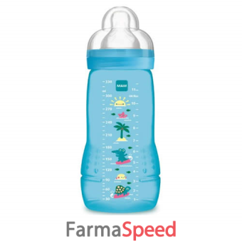 mam easy active biberon 330ml maschio