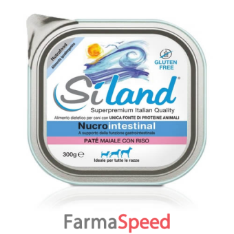 siland nucrointestinal umido cane maiale con riso 300 g