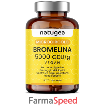 natugea bromelina 5000 5000 gdu/g 120 compresse