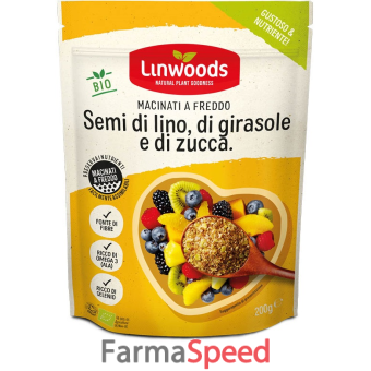 semi di lino girasole/zucca macinati 200g