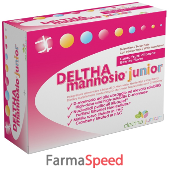 deltha mannosio junior 14 bustine
