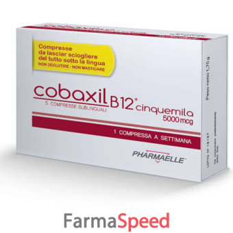 cobaxil b12 5000mcg 5 compresse sublinguali