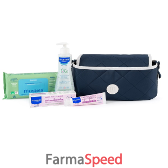 mustela organizer passeggino salviette+fluido+pasta