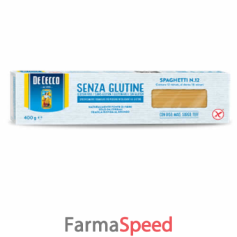 de cecco spaghetti n.12 senza glutine 400 g