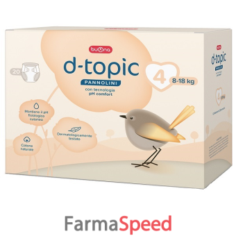 d-topic pannolini taglia 4 20 pezzi