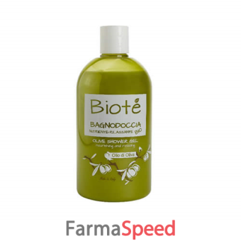 biote' bagnodoccia bio olio di oliva nutriente e rilassante 500 ml
