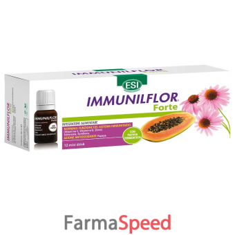 esi immunilflor forte papaya 12 flaconcini mini drink