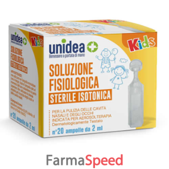 Soluzione Fisiologica Unidea 20 Ampolle Da 2 Ml