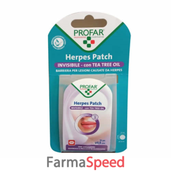 profar herpes patch con tea tree 15 pezzi