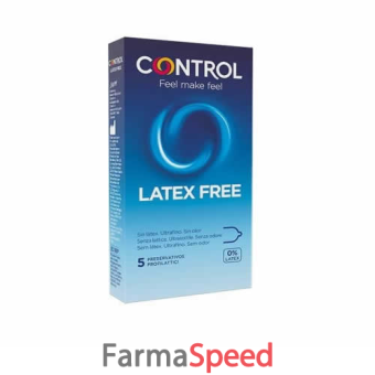 control new latex free 5 pezzi