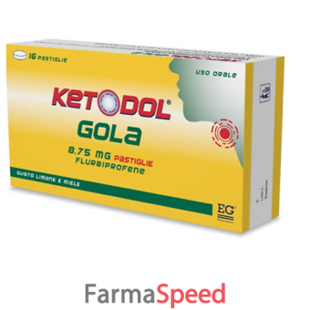 ketodol gola*16 pastiglie 8,75 mg limone miele