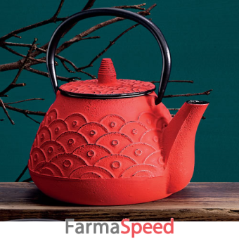 neavita teiera ghisa akita rossa da 1000 ml 1 pezzo