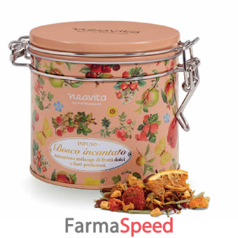neavita royal tin fruit pesca con infuso bosco incantato 80 g