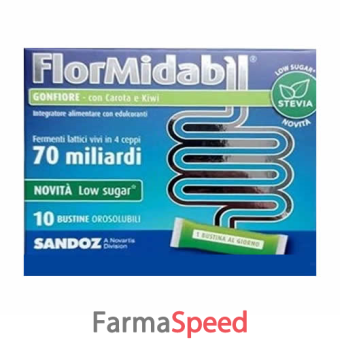 flormidabil gonfiore 10 bustine con stevia