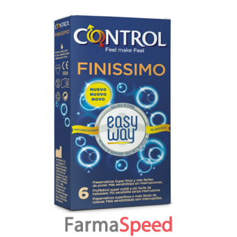 profilattico control finissimo original easy way 6 pezzi