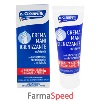 ciccarelli crema mani igienizzante 75 ml