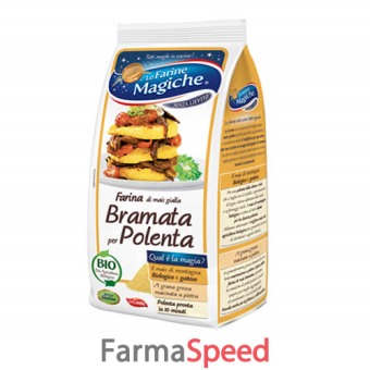 le farine magiche farina di mais gialla bramata per polenta 400 g